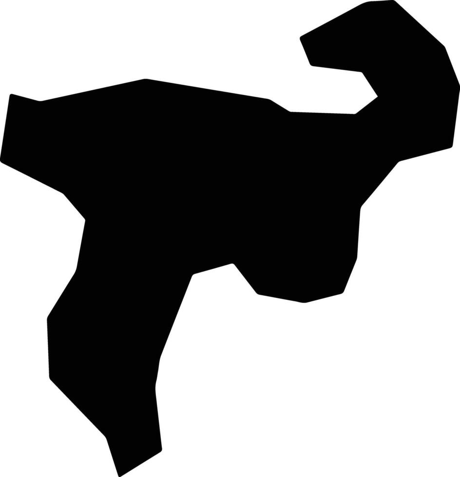 Zoe Gbao Liberia silhouette map vector