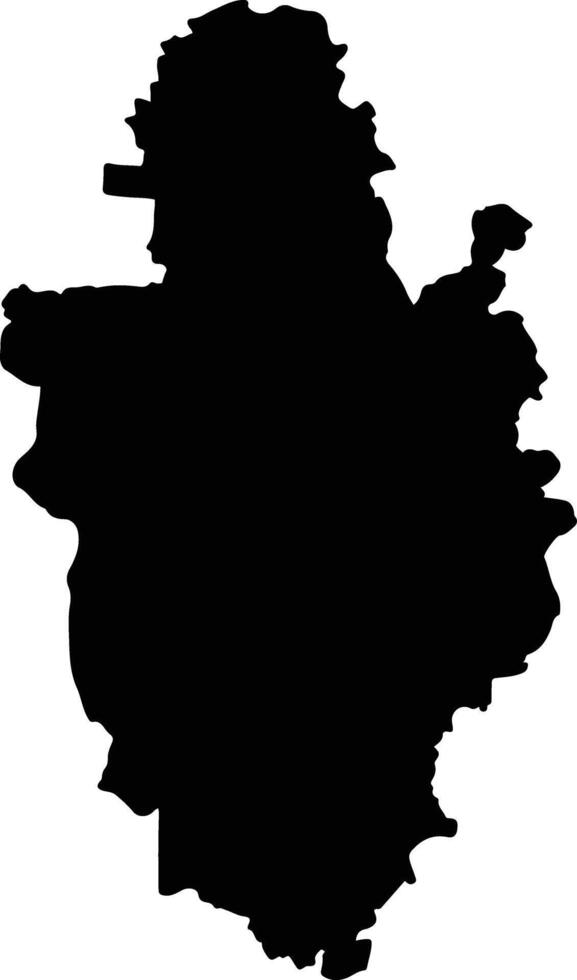 Zona Bananera Colombia silhouette map vector