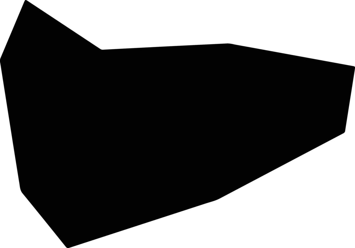 Zongyangxian China silhouette map vector