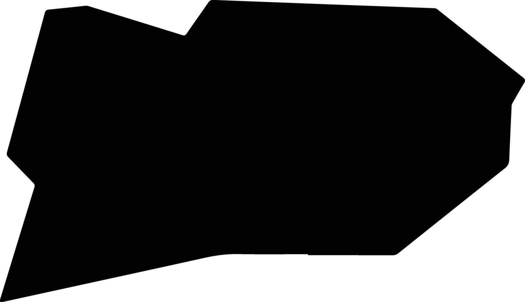 Zoopigi Cyprus silhouette map vector
