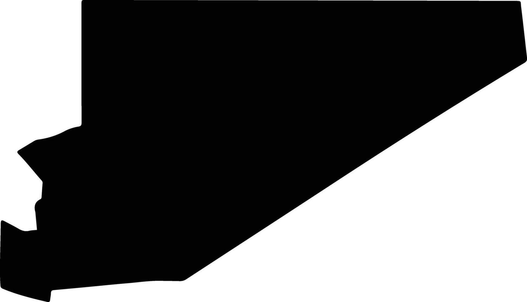 Zoueratt Mauritania silhouette map vector