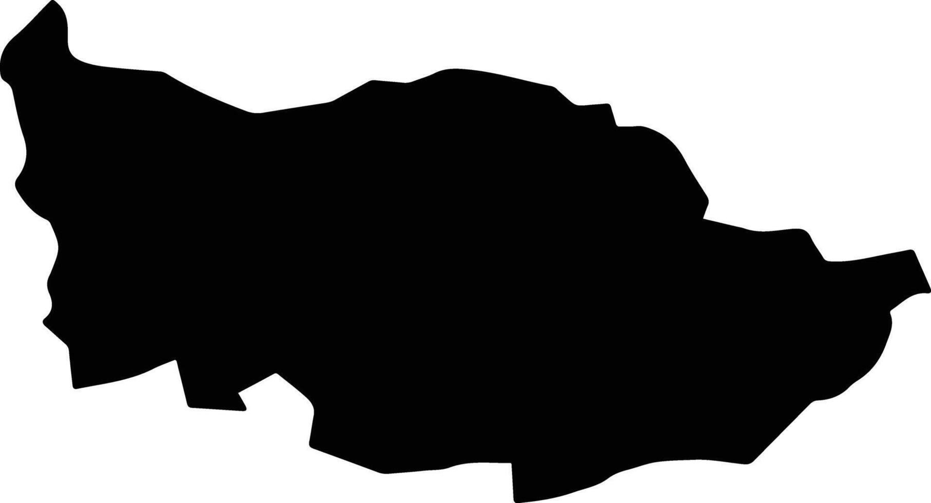 Zug Switzerland silhouette map vector