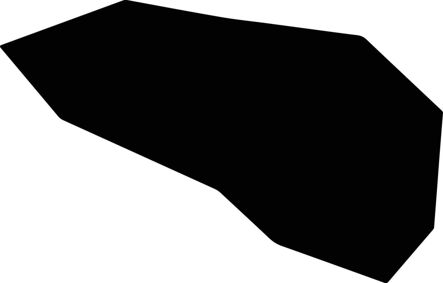Zuoshuixian China silhouette map vector