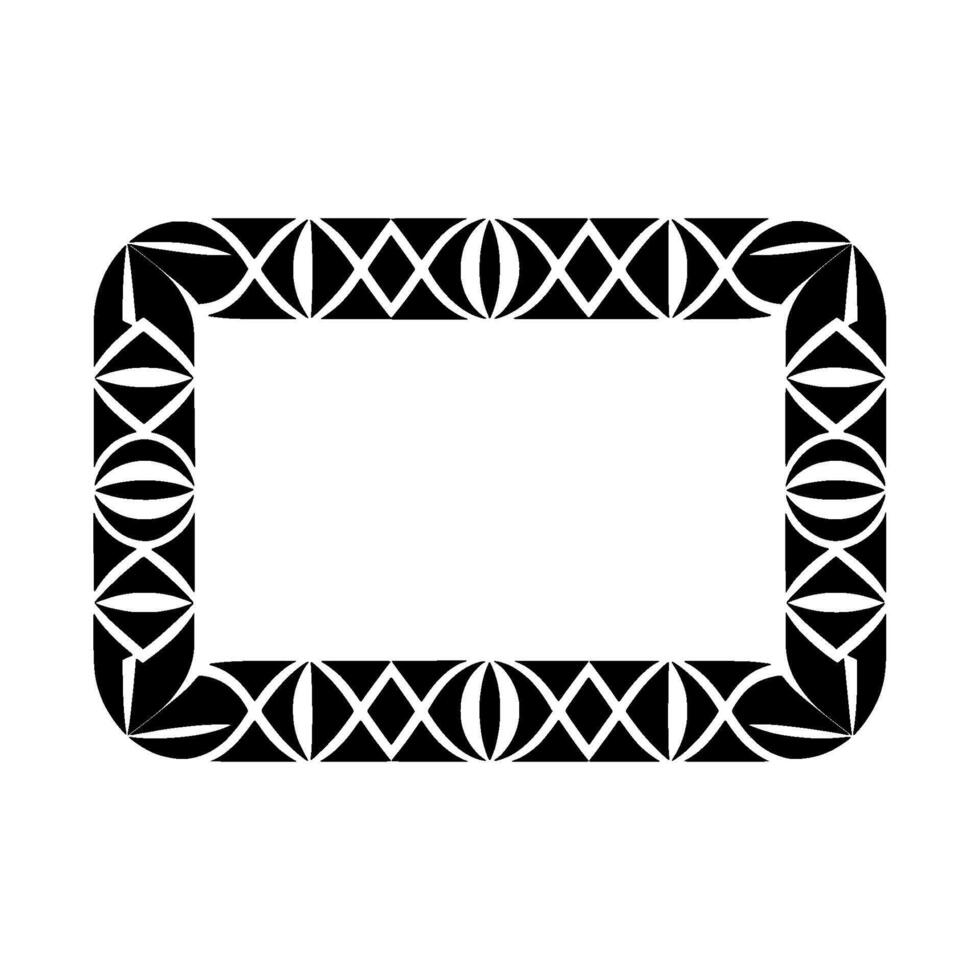 Geometric Frame, Abstract Pattern, Minimalist , Modern Art vector
