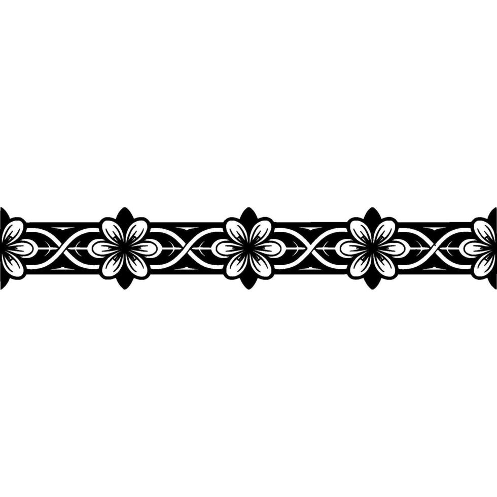 Intricate Floral Border, Celtic , Vintage Aesthetic vector