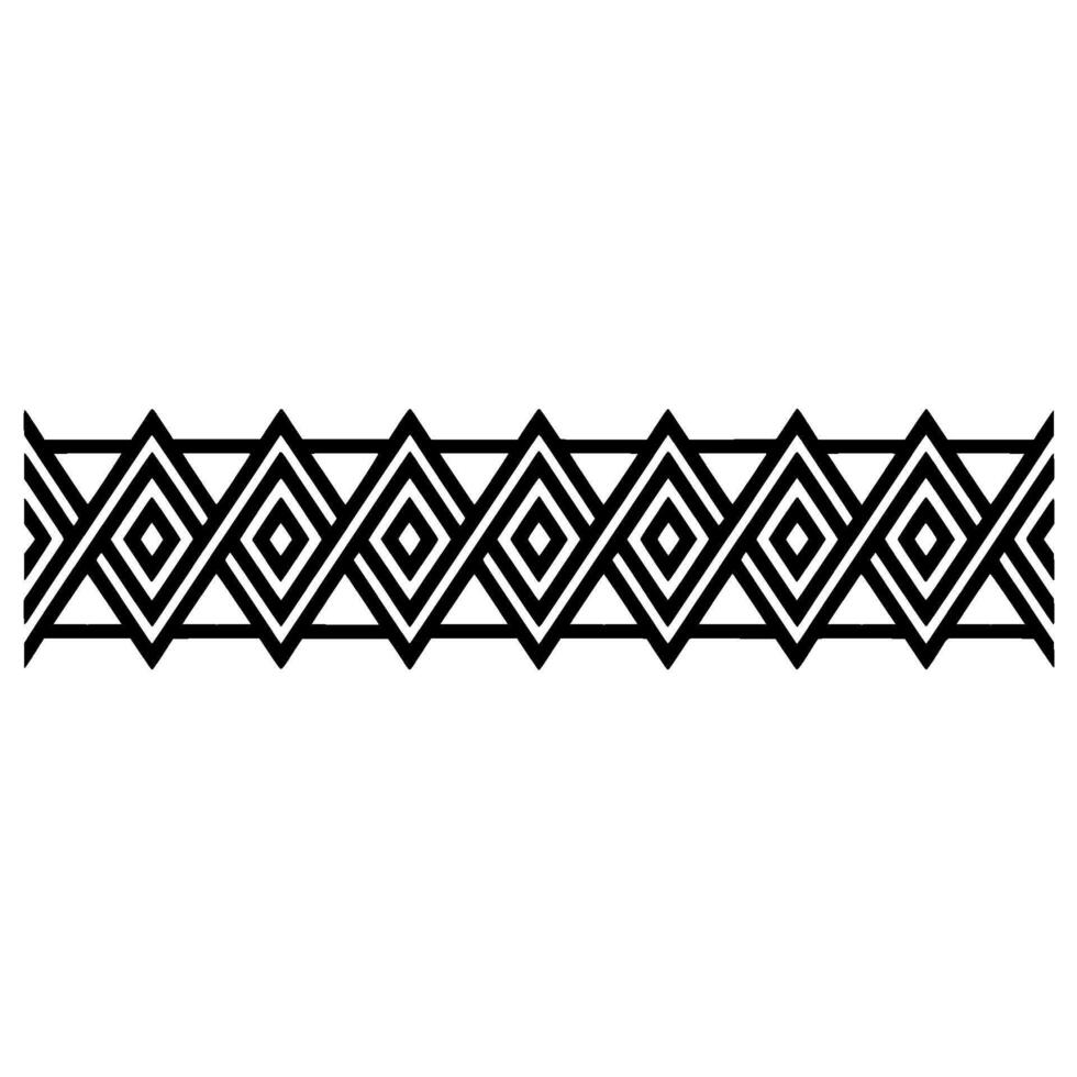 Geometric Border, Art Deco Pattern, Minimalist, Diamond vector