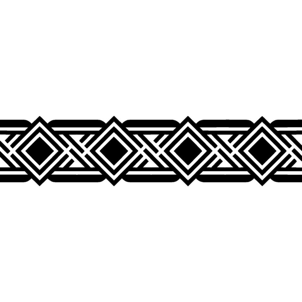 Geometric Border, Art Deco Pattern, Minimalist, Decorative vector