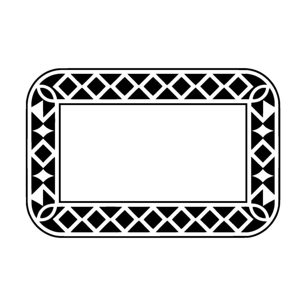 Geometric Frame, Minimalist , Elegant Outline vector