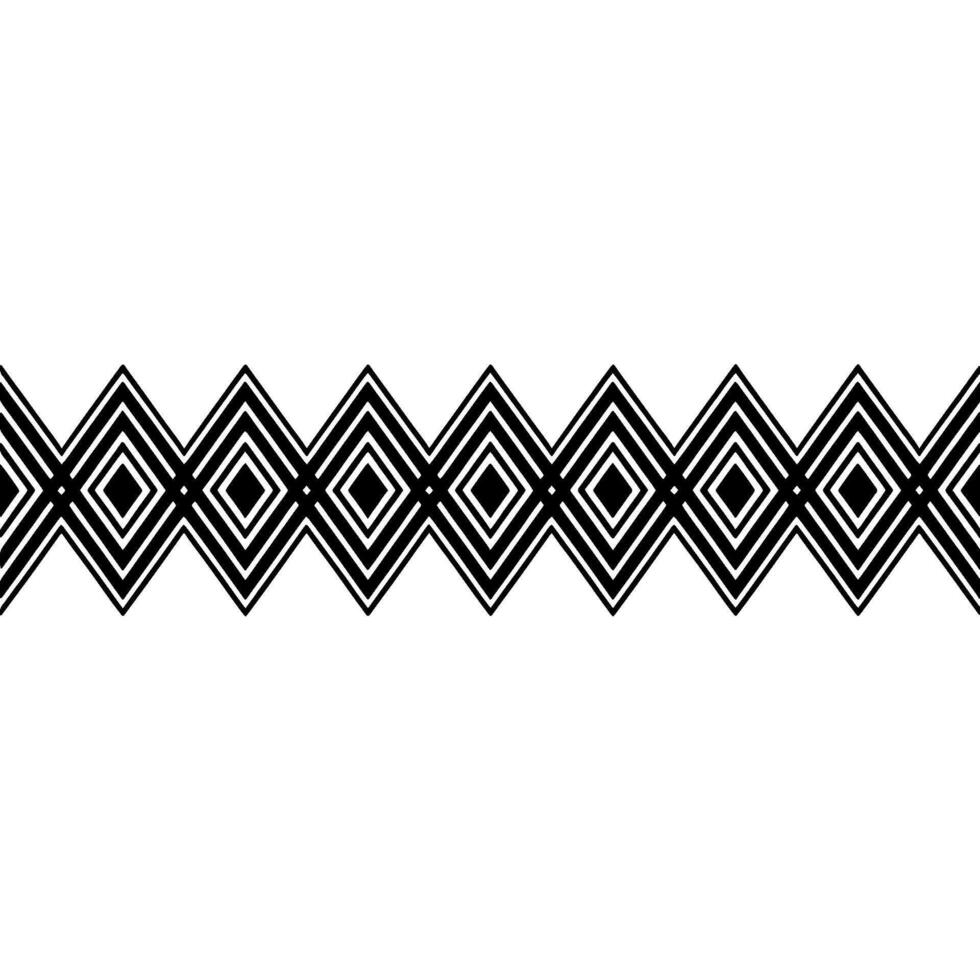 Geometric Diamond Border, Minimalist Pattern, Modern, Abstract vector