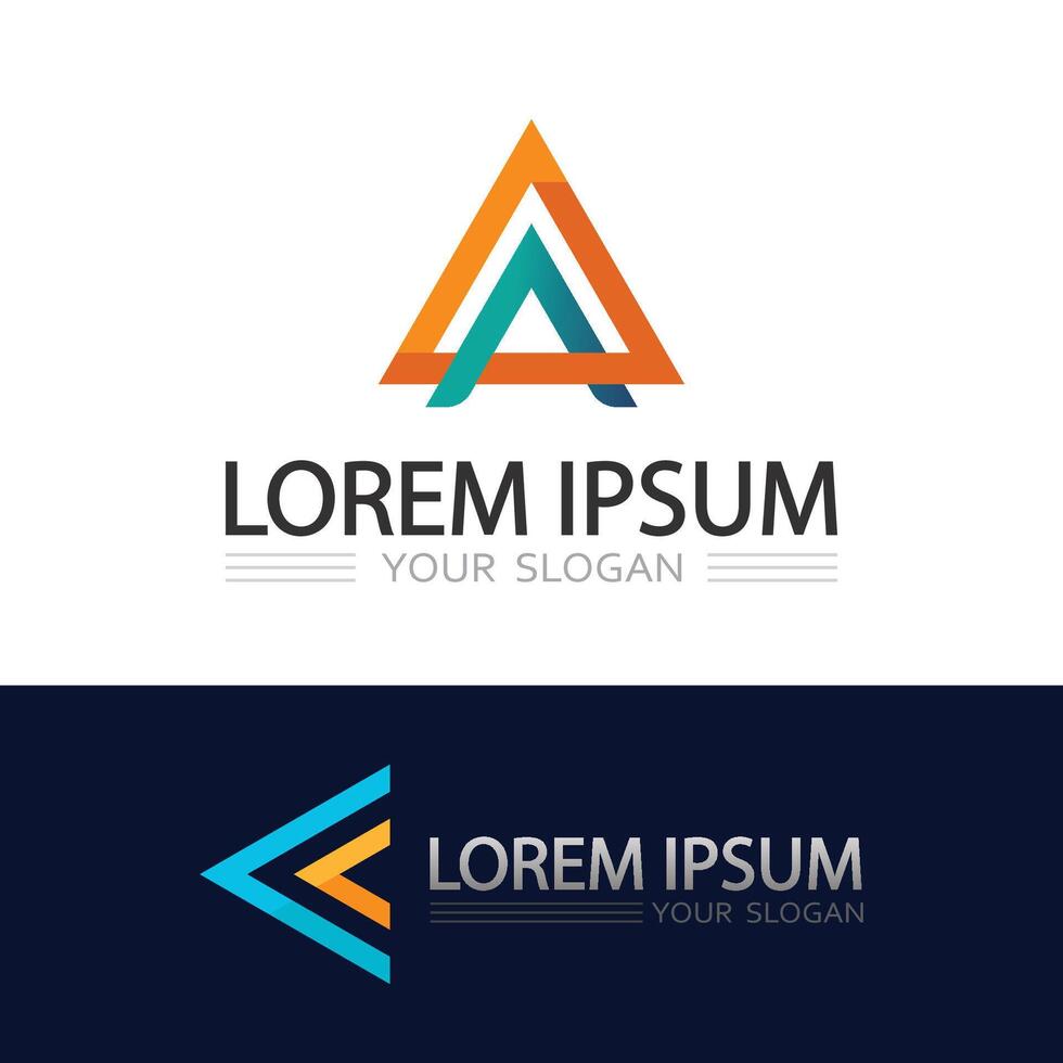 Minimalist Triangle Logo with Colorful Prismatic Elements for Digital Branding vector