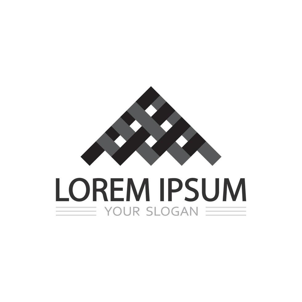 Stylish triangle icon with abstract geometry for elegant brand development vector