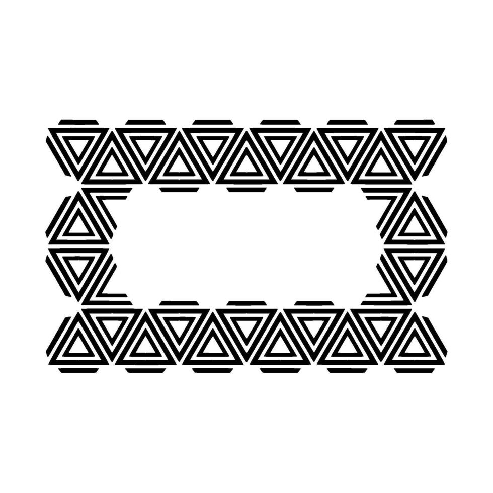 Geometric Deco Frame, Minimalist Pattern, Abstract vector