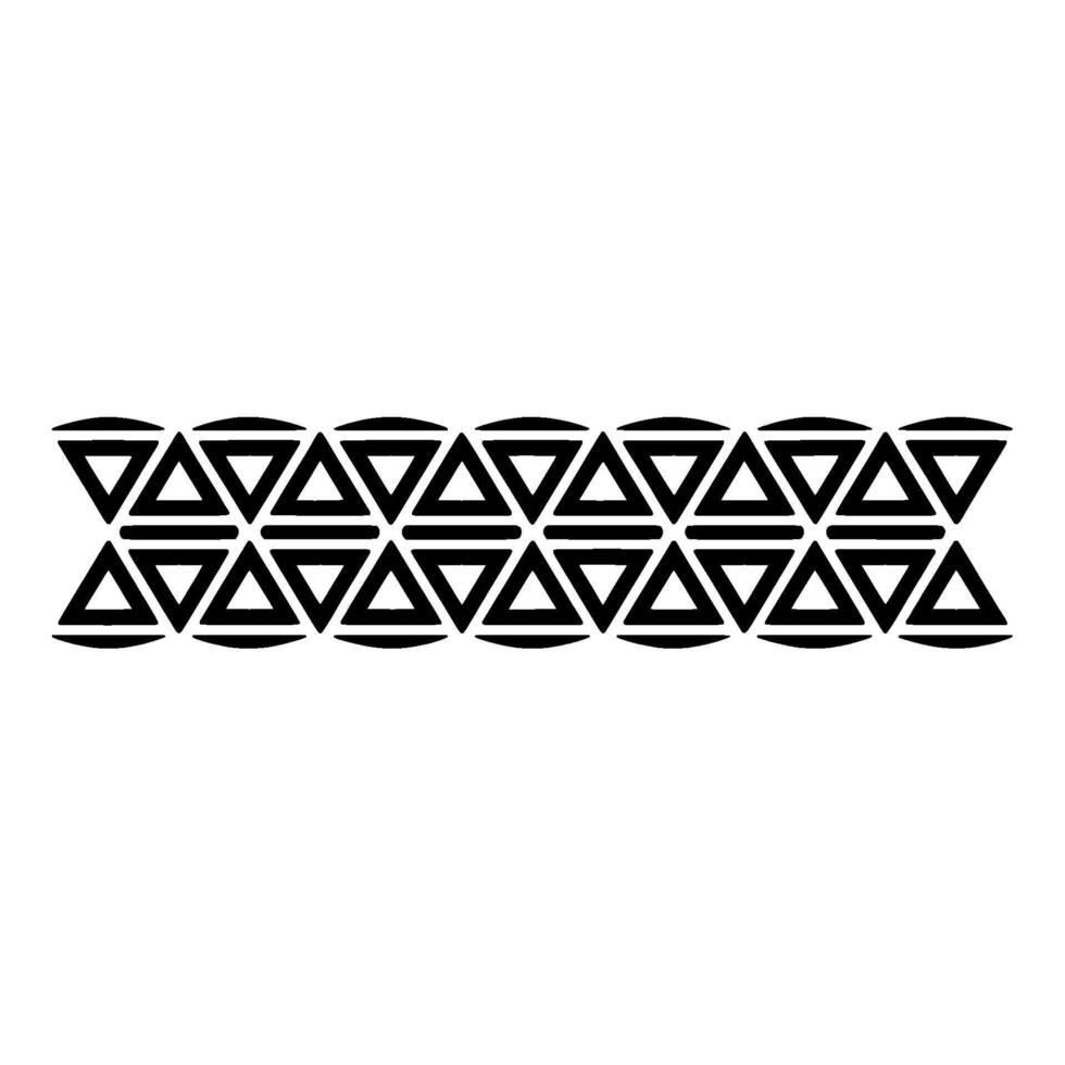 Geometric Tribal Pattern, Minimalist , Modern Art vector