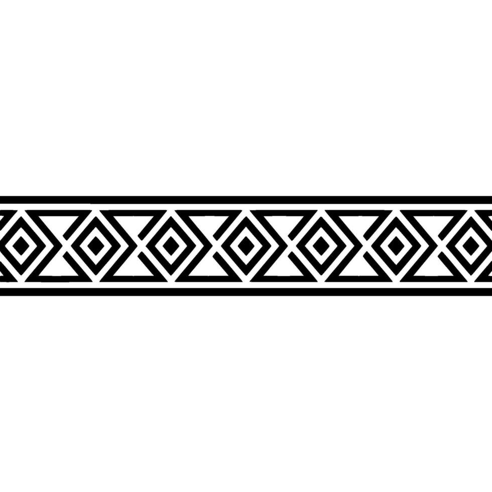 Geometric Diamond Border, Minimalist , Subtle Texture - Pattern vector