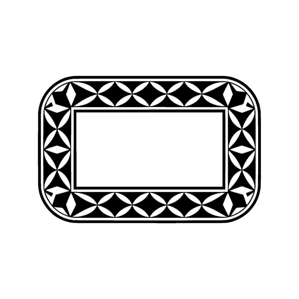 Geometric Ornament, Minimalist Frame, Subtle Texture vector