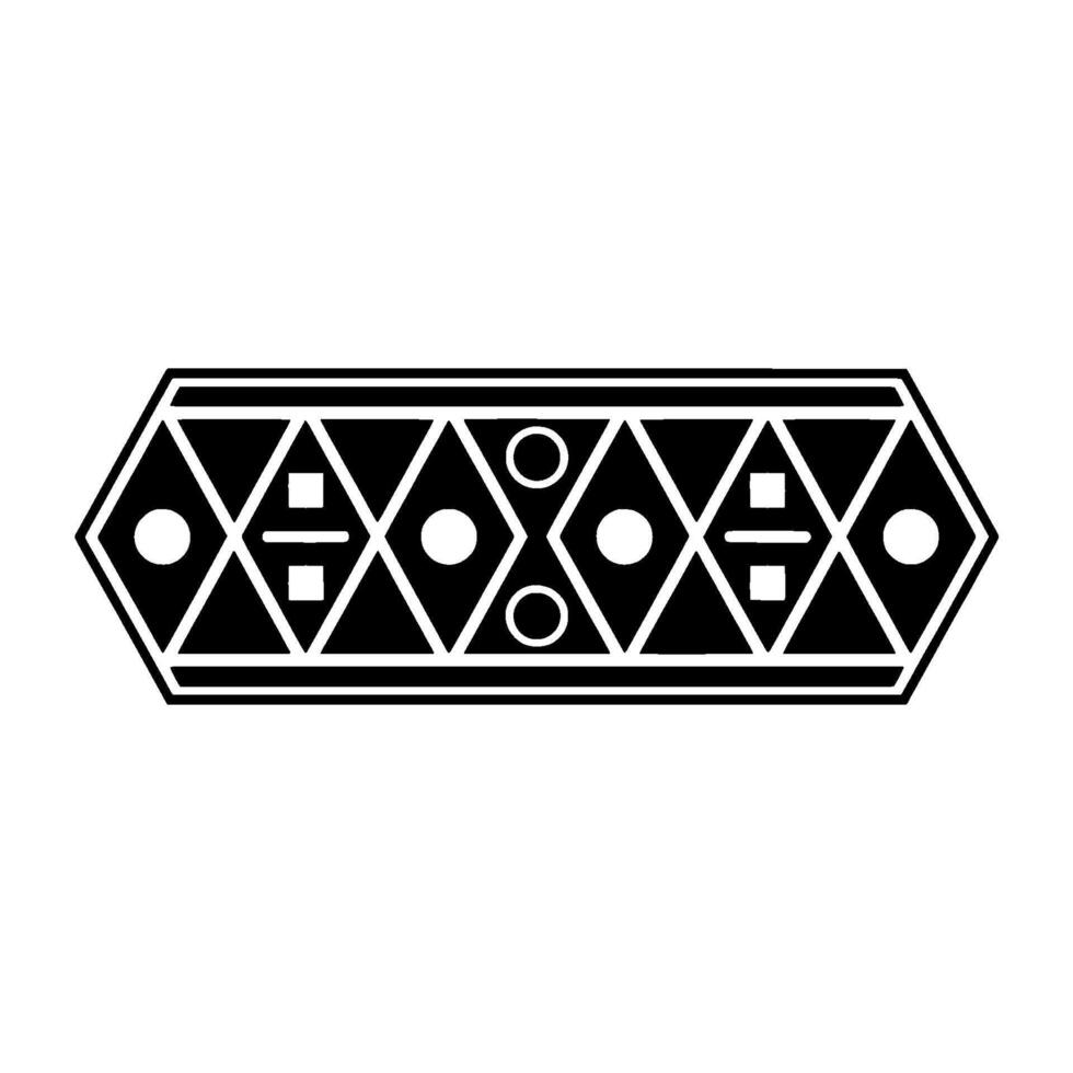 Geometric Hexagon Pattern, Minimalist , Abstract Art vector