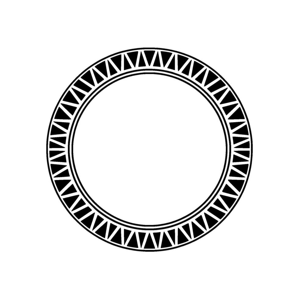 Geometric Circle Frame, Minimalist , Circular Motif, Monotone vector