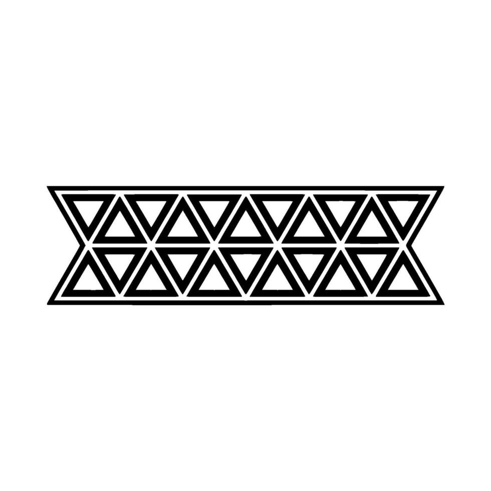 Geometric Tribal Pattern, Minimalist , Abstract Art vector