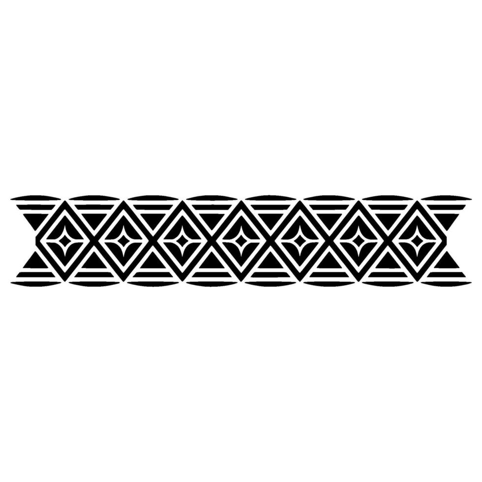 Geometric Border, Minimalist Pattern, Black and White, Minimalism vector