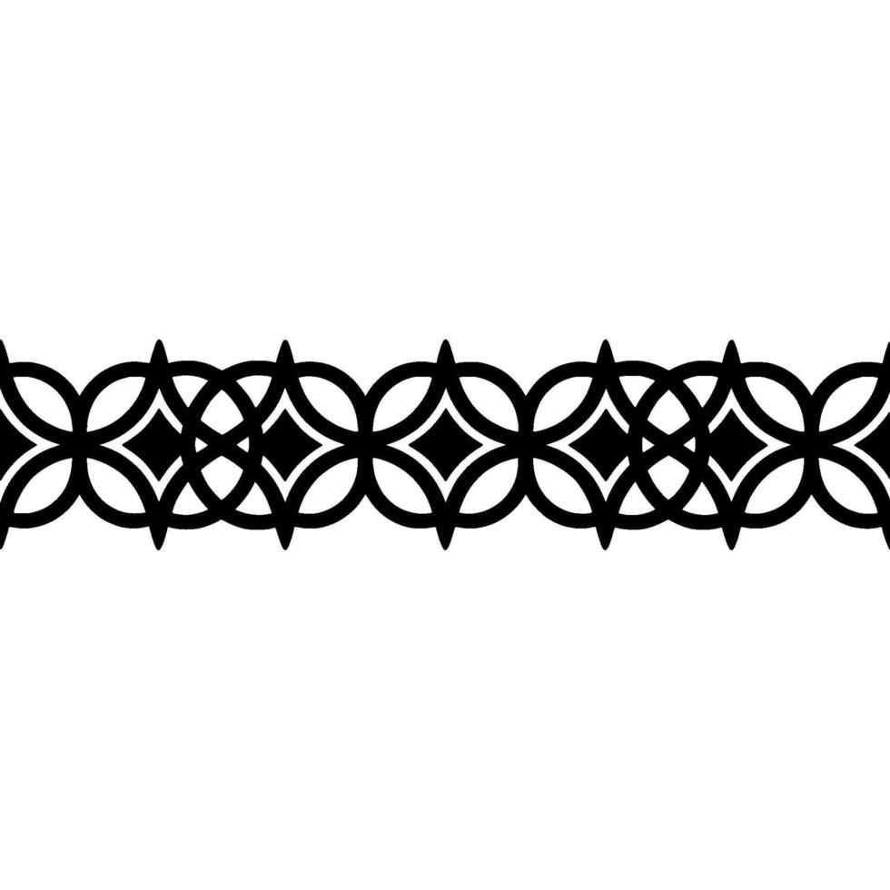 Intricate Geometric Border, Vintage , Subtle Texture vector