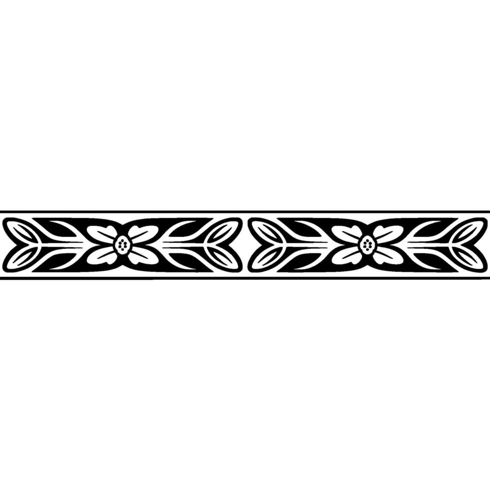 Intricate Celtic Border, Vintage , Ornamental Detail vector