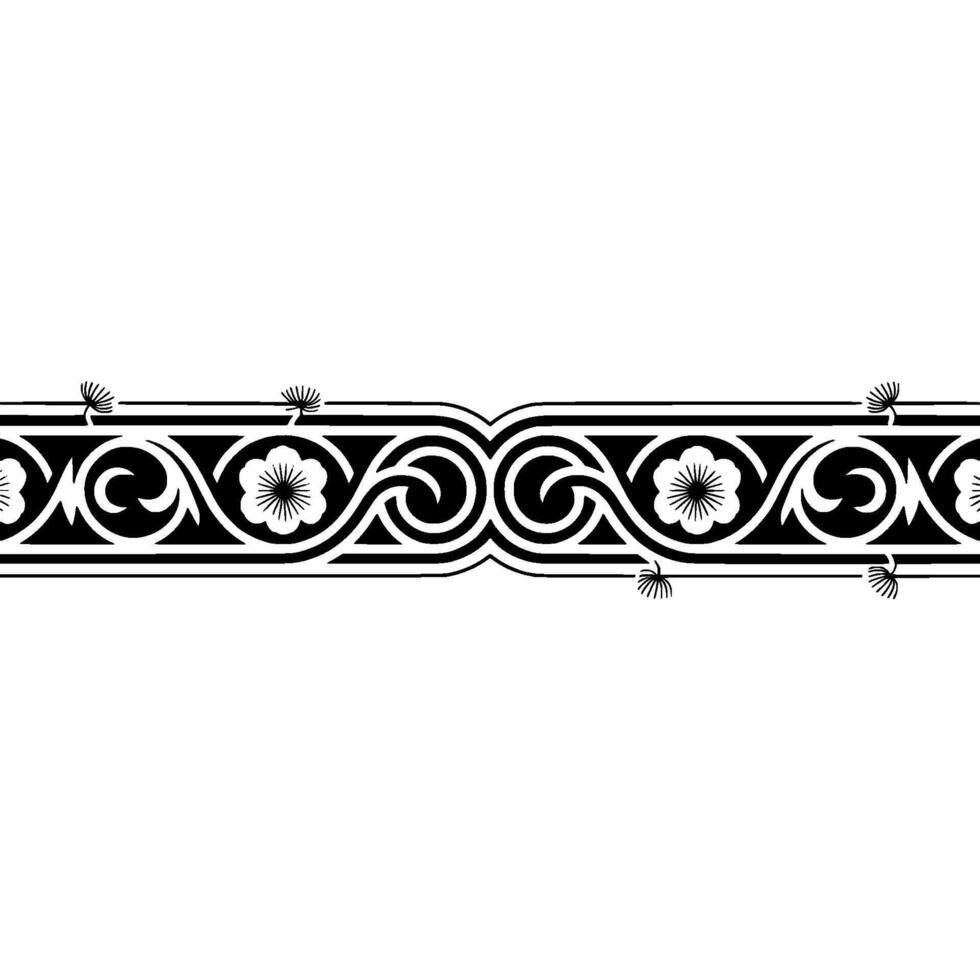 Intricate Ornamental Border, Vintage - Ornamentation vector