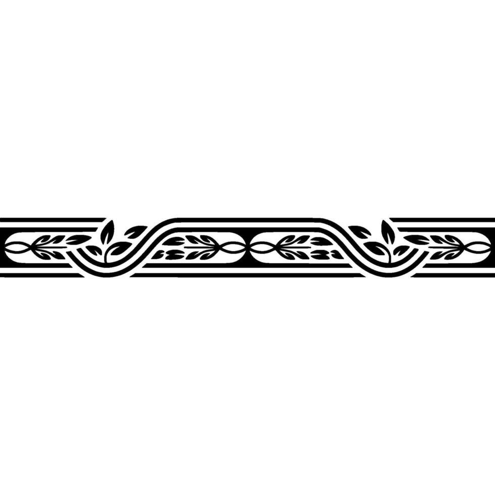 Elegant Vintage Border, Decorative Element, Ornamental vector