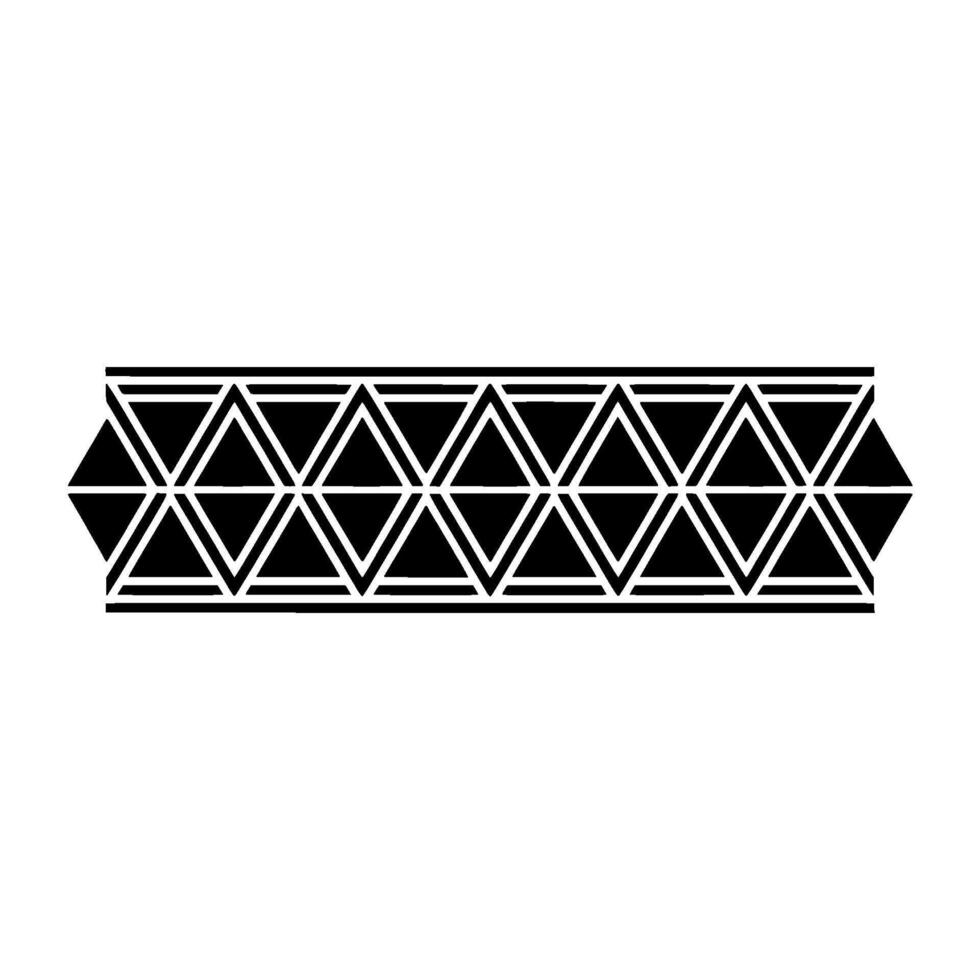 Geometric Deco Border, Minimalist Pattern, Repetitive vector