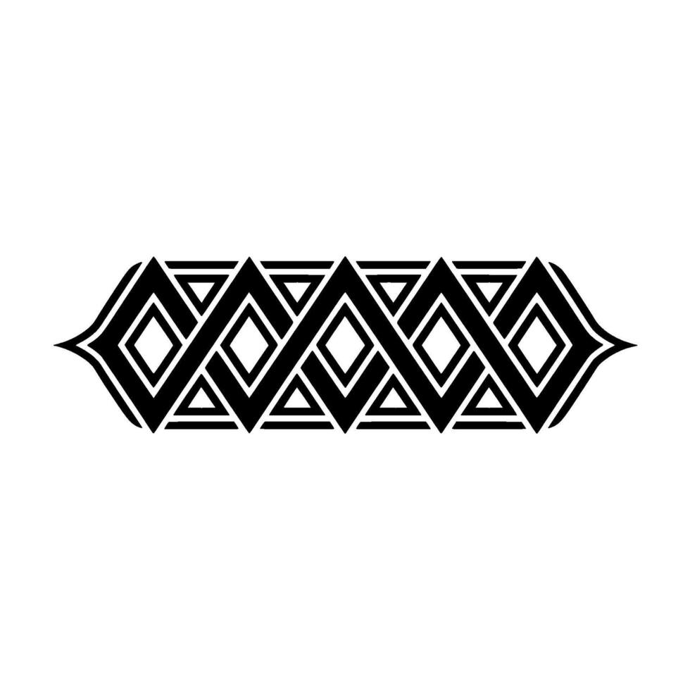 Geometric Deco Border, Minimalist Pattern, Stylized, Geometry vector