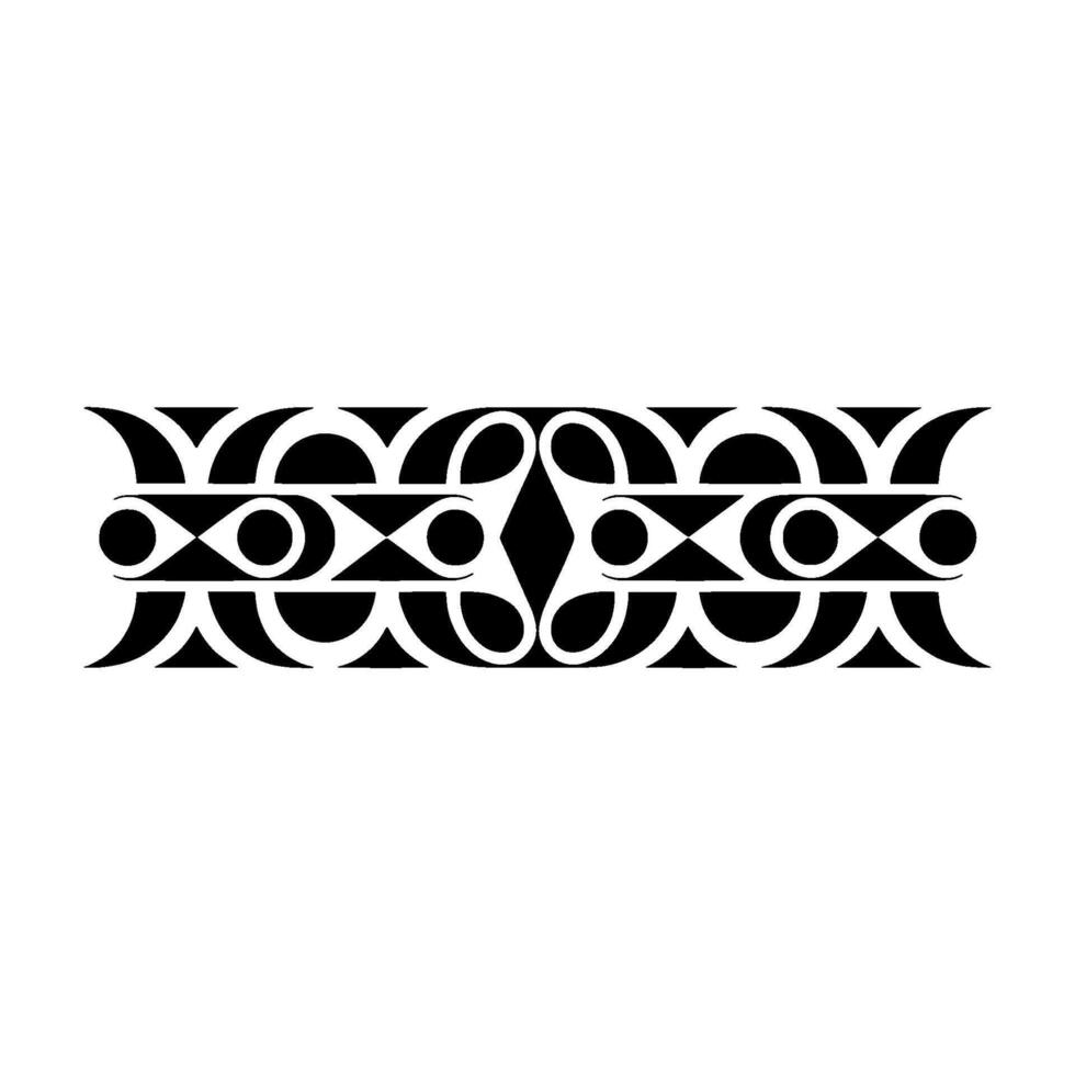 Geometric Tribal Pattern, Minimalist - Symmetry vector