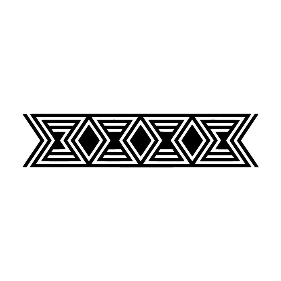 Geometric Deco Border, Minimalist Pattern, Repetition vector