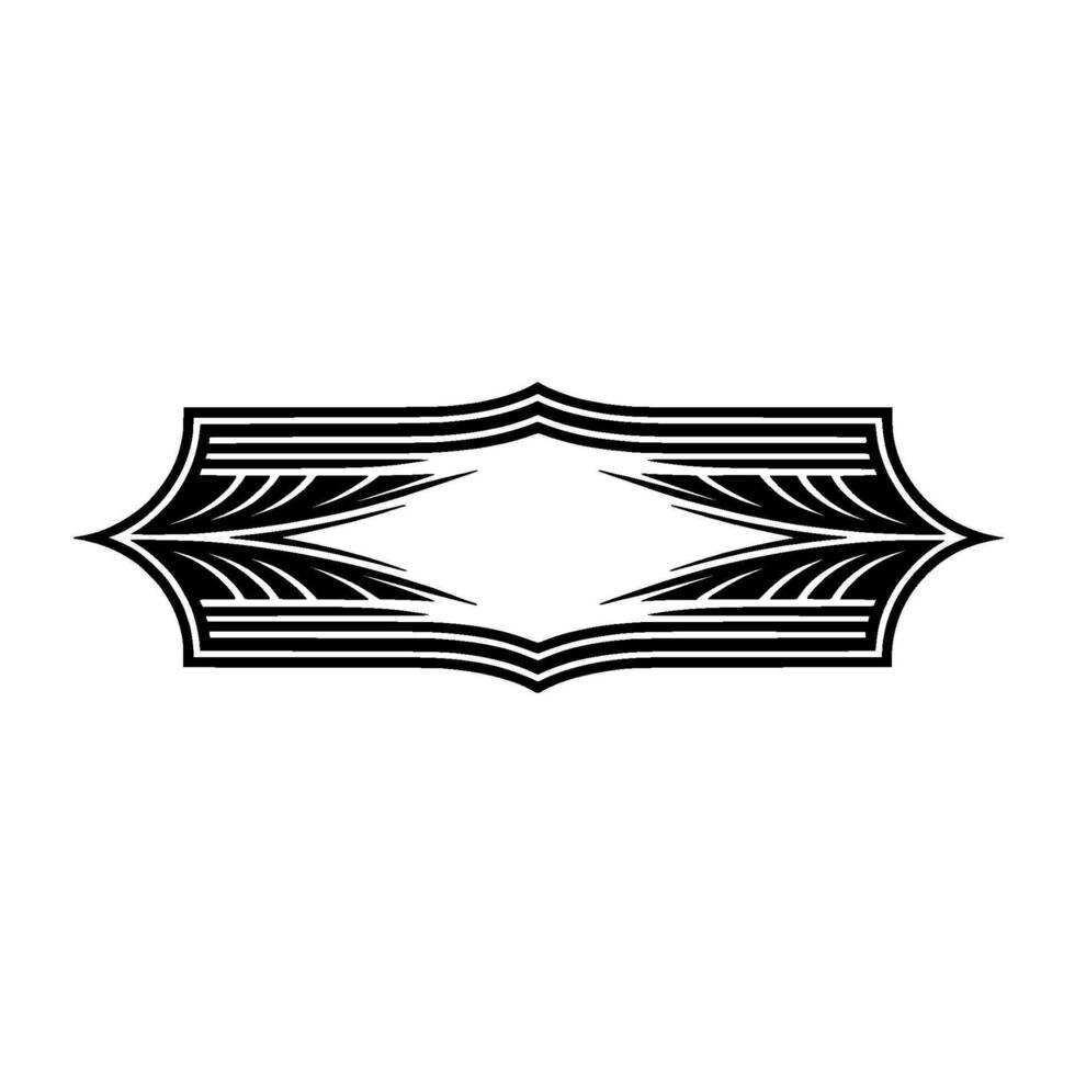 Art Deco Ornament, Geometric , Elegant Border, Vintage Motif vector