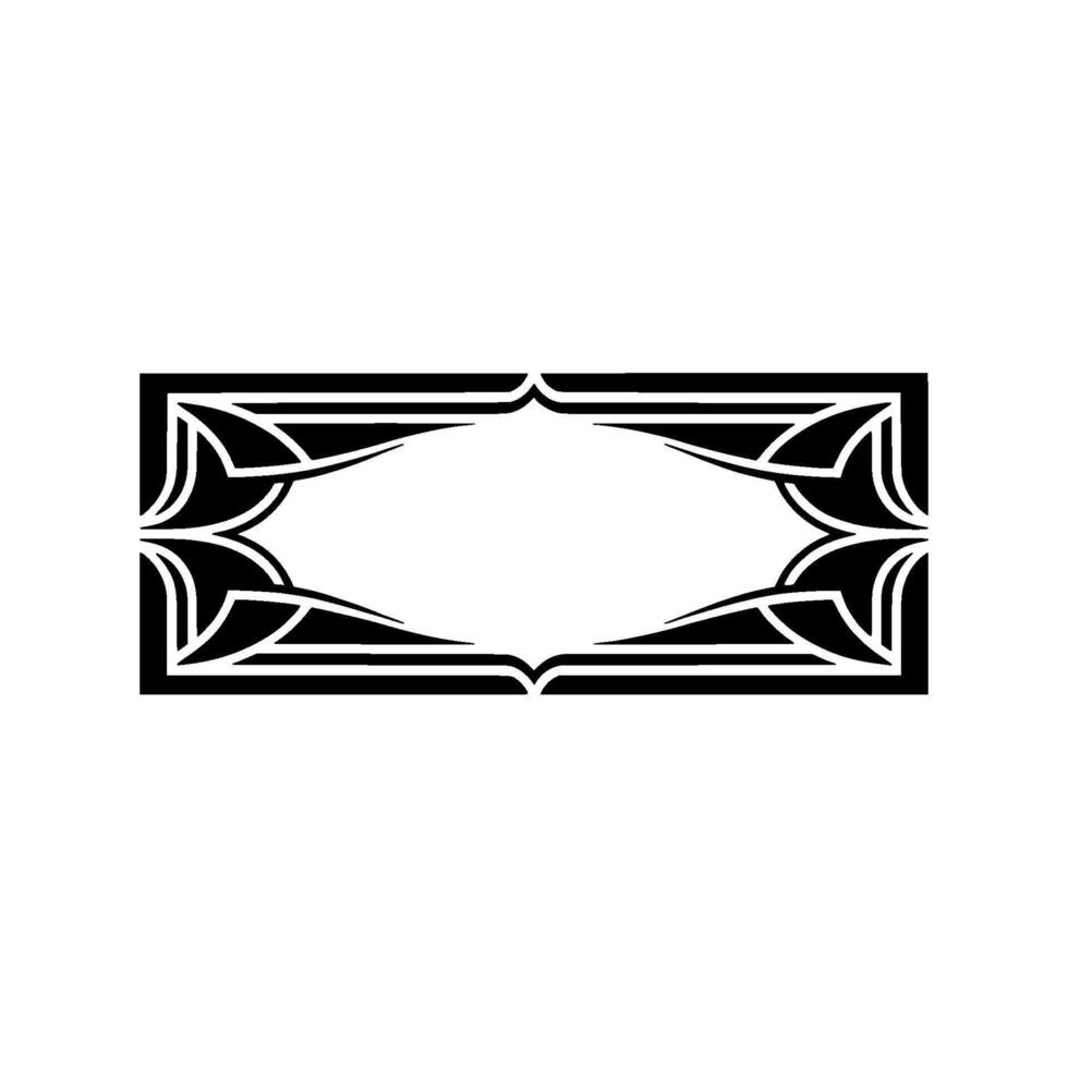 Art Deco Ornament Border, Geometric , Vintage Elegance vector