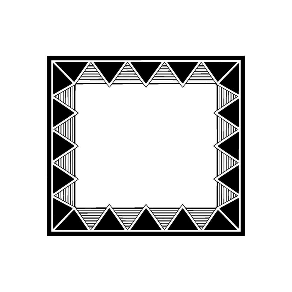 Geometric Framework, Minimalist , Blank Canvas vector