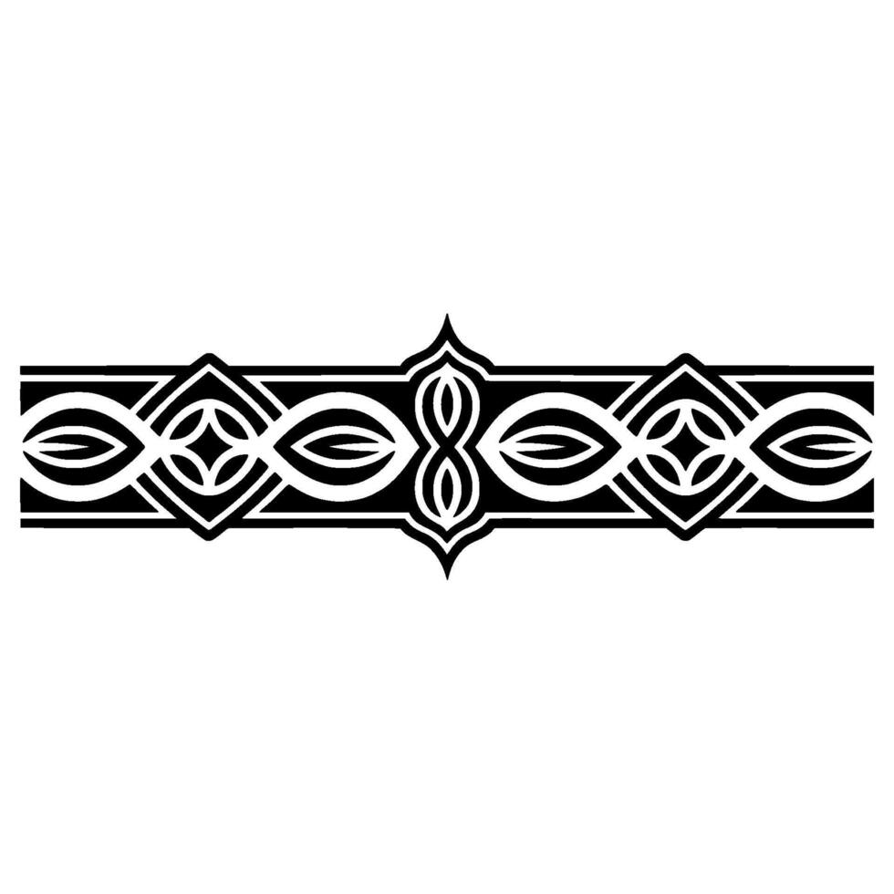 Intricate Celtic Border, Vintage , Decorative Element, Geometric vector