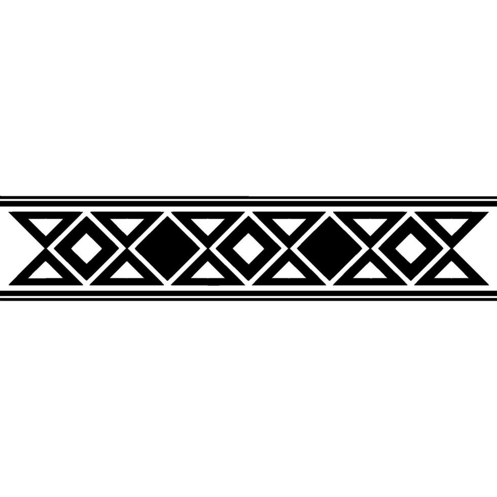 Geometric Deco Border, Minimalist, Composition vector
