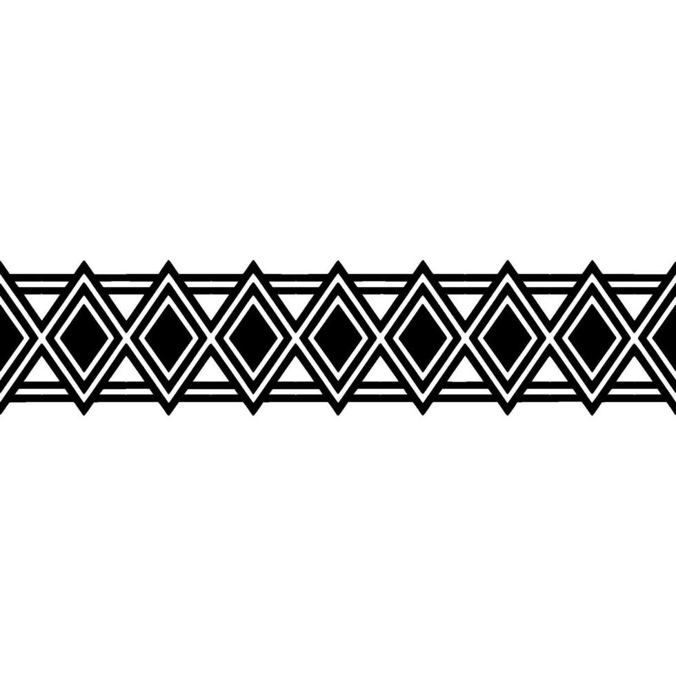 Geometric Deco Border, Minimalist, Background vector