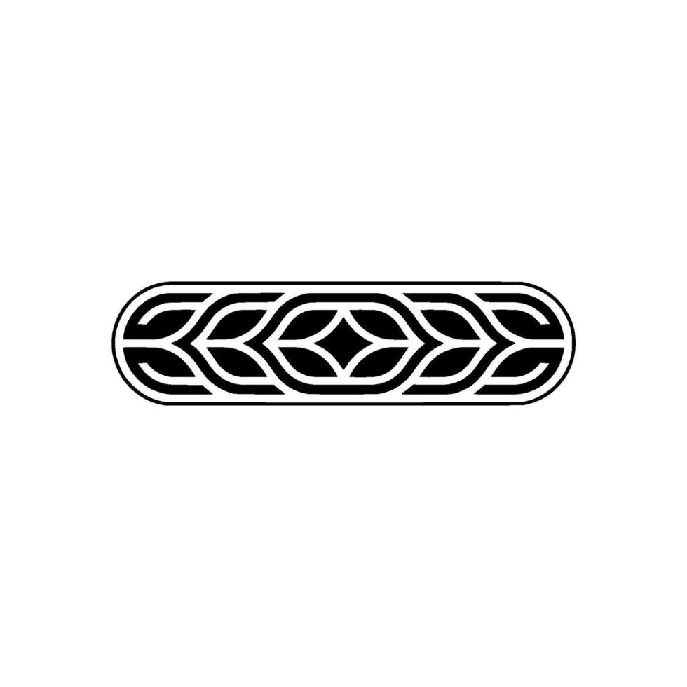 Geometric Celtic Ornament, Minimalist - Pattern vector