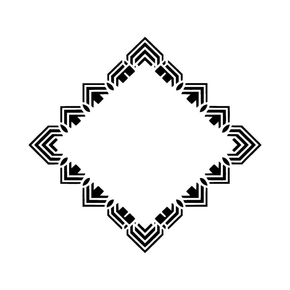 Geometric Diamond Frame, Minimalist , Modern Abstract vector
