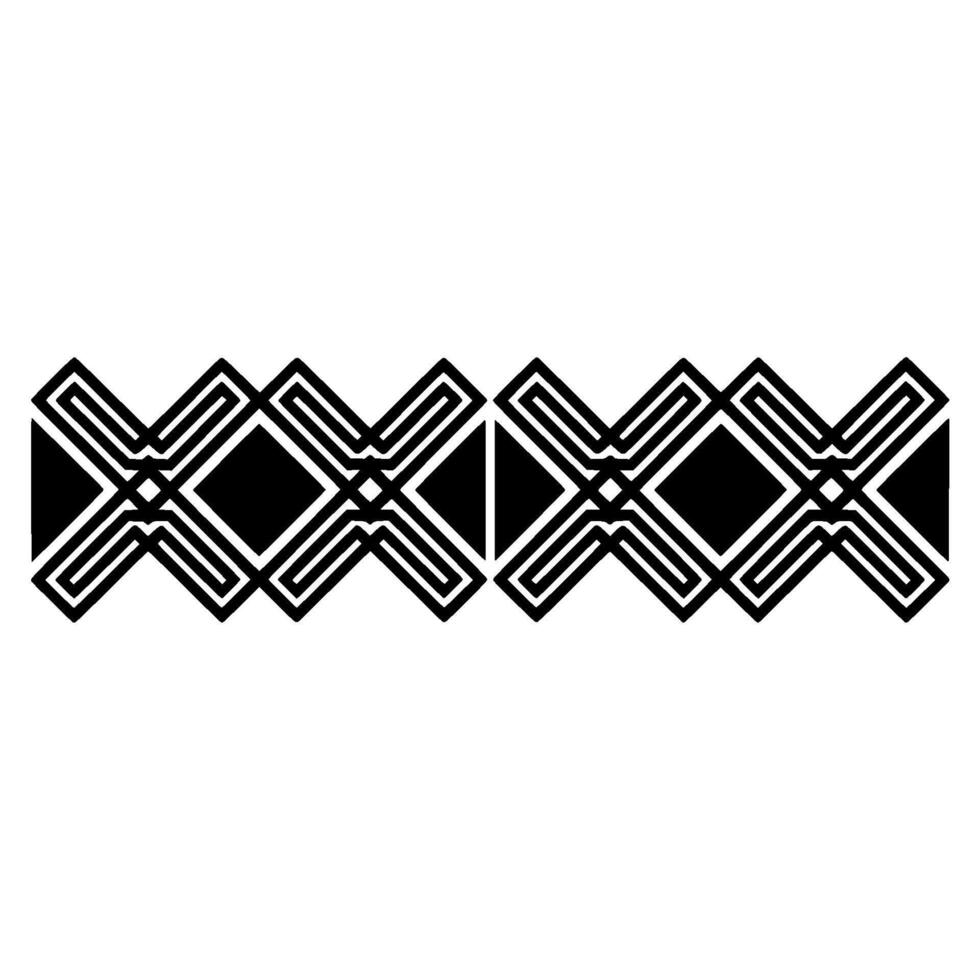 Geometric Deco Border, Minimalist Pattern, Elegant, Texture vector