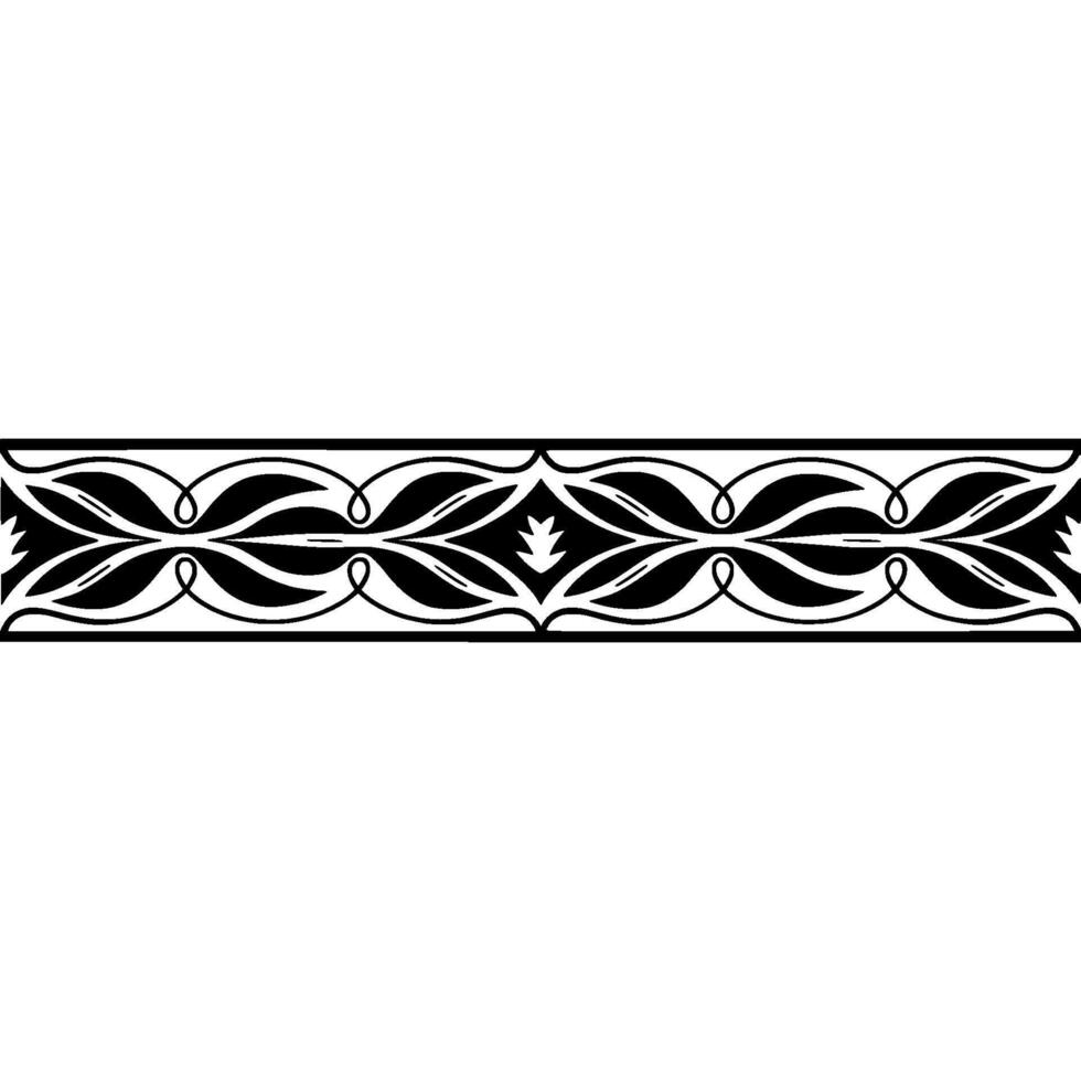 Intricate Celtic Border, Vintage Ornamentation, Elegant, Linear vector