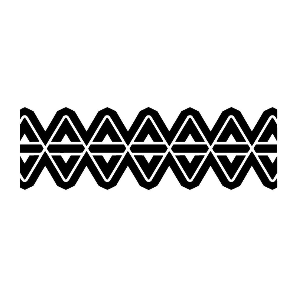 Geometric Tribal Pattern, Minimalist , Repeating Motif vector