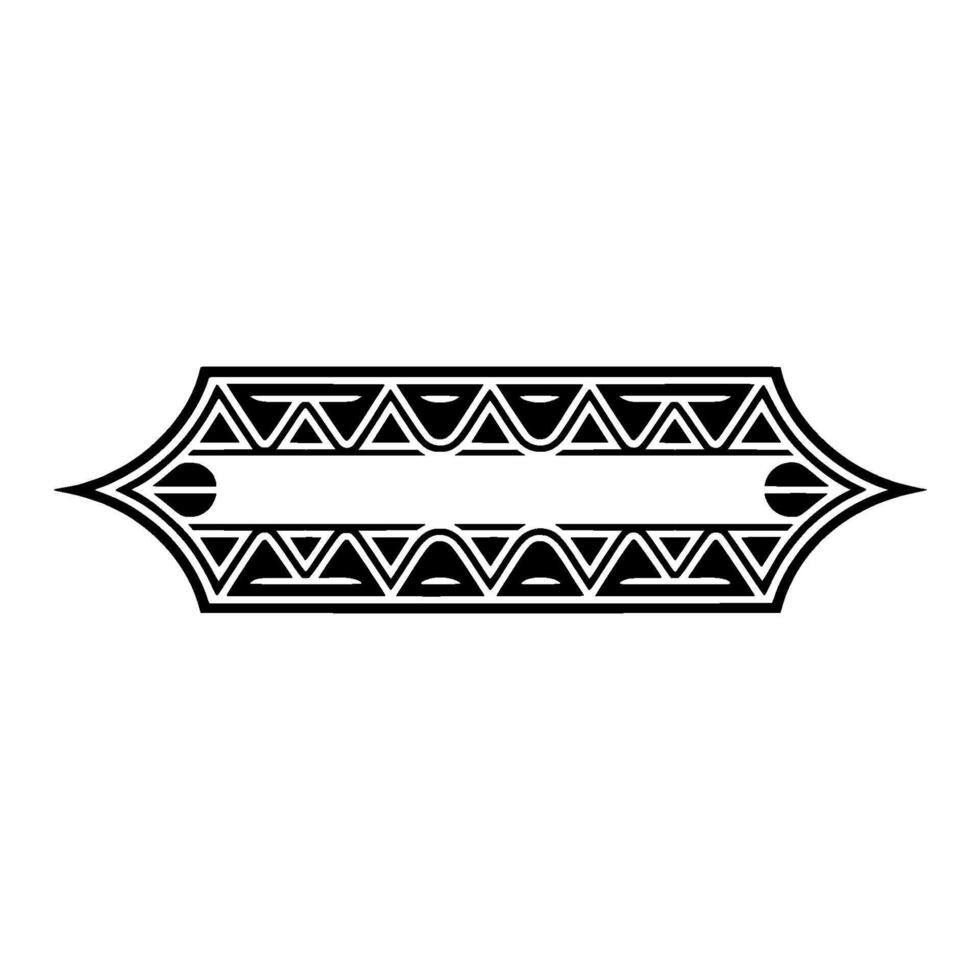 Art Deco Arrow Divider, Geometric Element vector