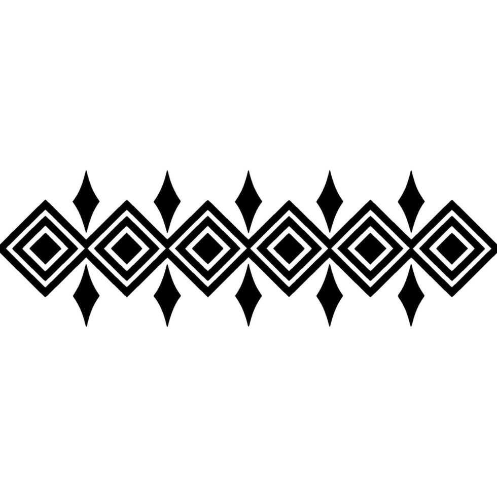 Geometric Diamond Border, Minimalist , Subtle Texture - Line vector
