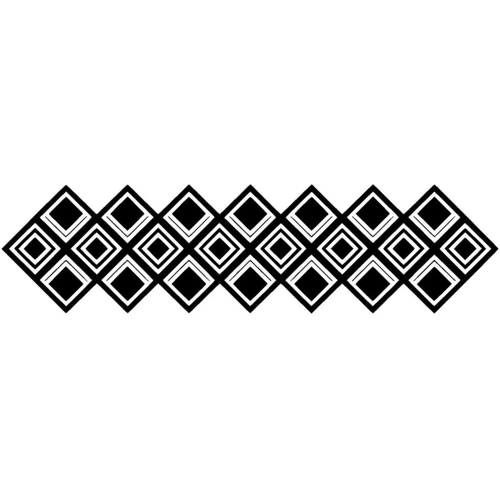 Geometric Diamond Border, Minimalist, Texture vector