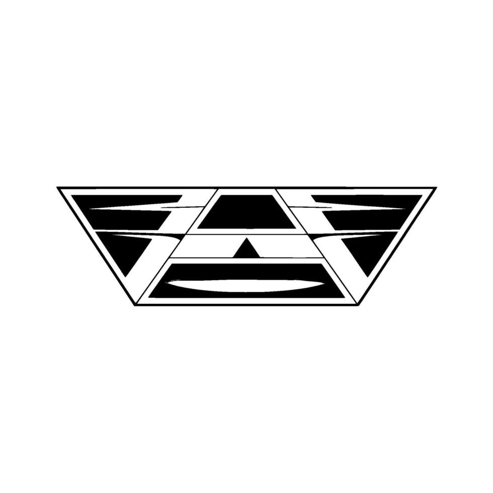 Geometric Ascent Minimalist Triangle Emblem vector