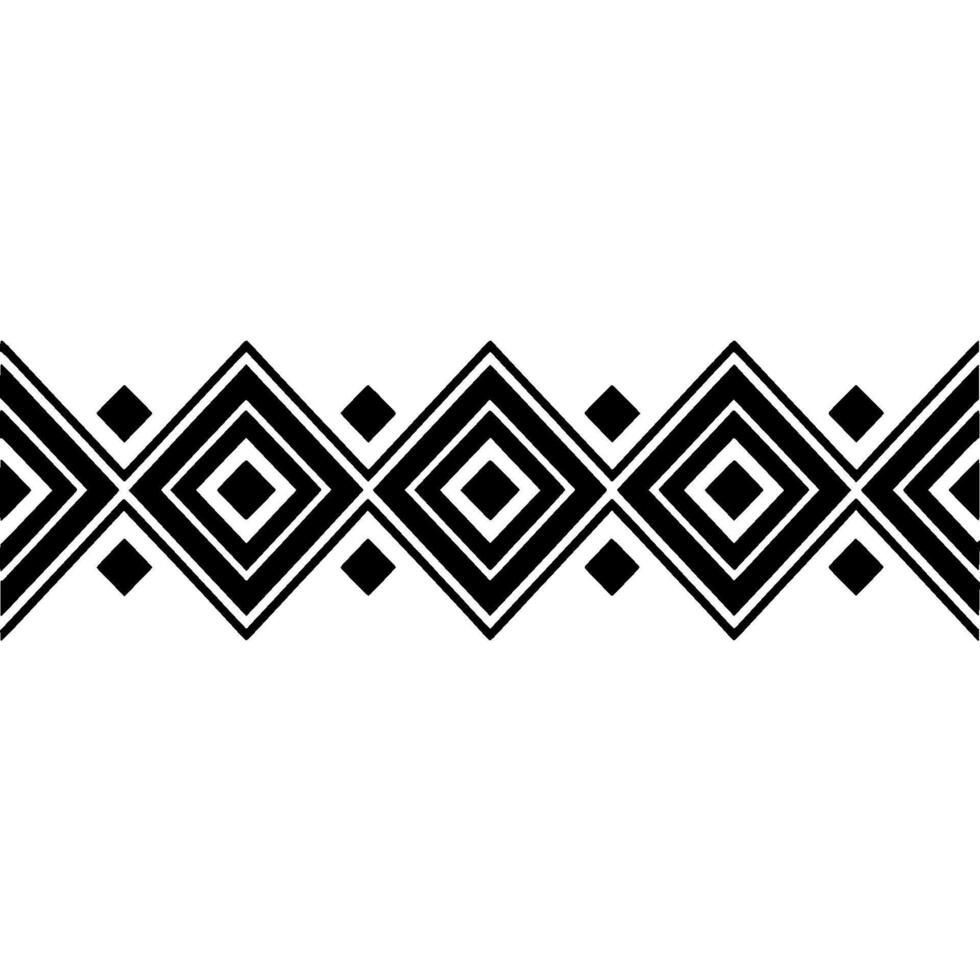 Geometric Border, Minimalist Pattern, Black White, Stylized, Decorative, Textile, Element, Abstract, Modern, Clean, Simple, Repeating, Linear, Contour, , Background, Borderline, Art, V vector