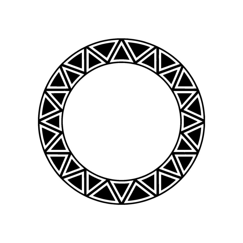 Geometric Circle Pattern, Minimalist , Modern Emblem vector