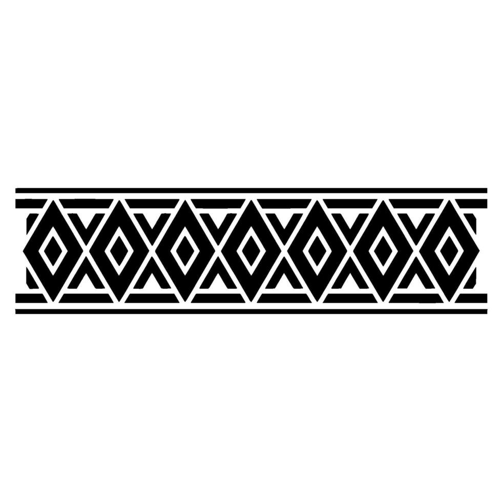 Geometric Border, Art Deco Pattern, Black and White, Artdeco vector