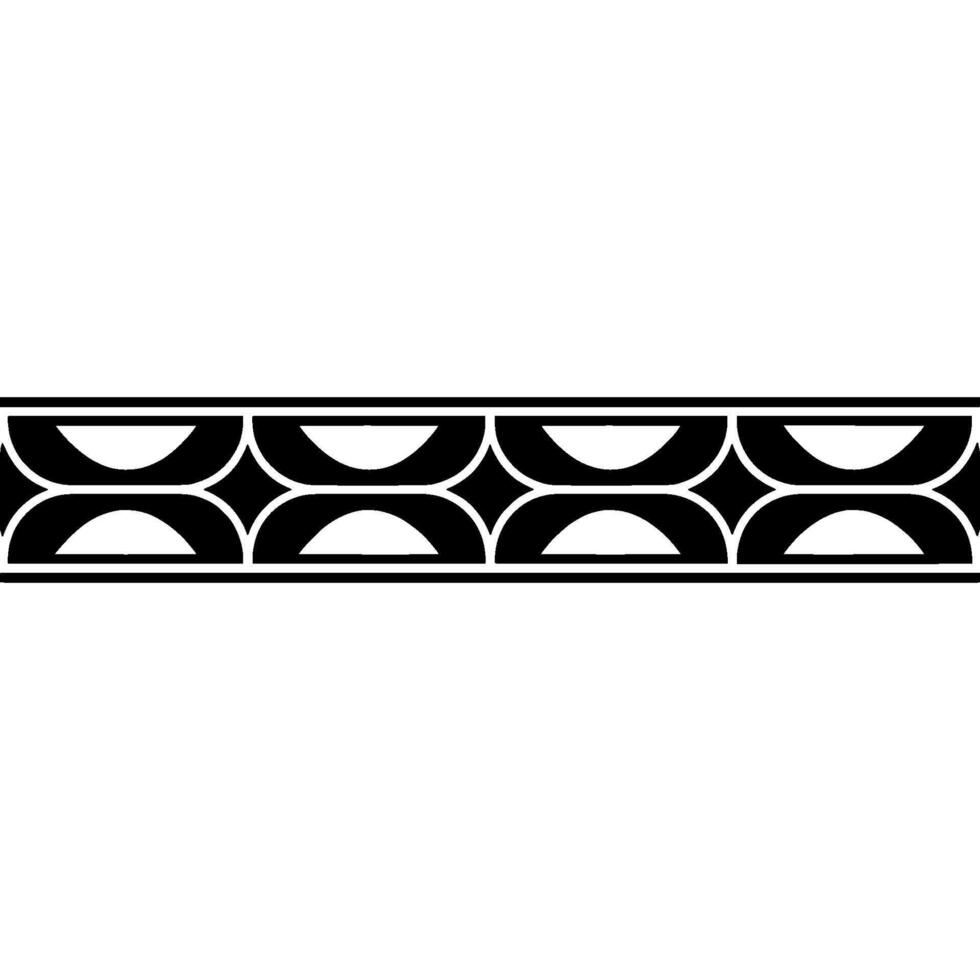 Geometric Deco Border, Minimalist Pattern, Retro, Minimalism vector